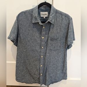 Corridor Chambray short sleeve button up Large